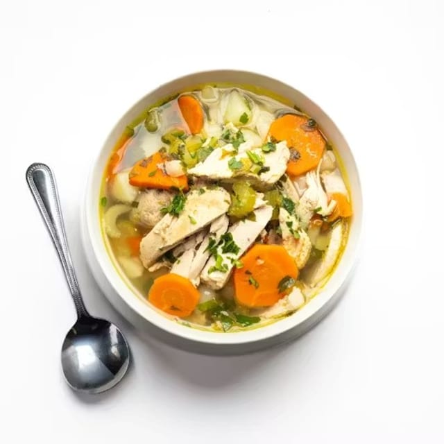 Chicken and Vegetable Soup.