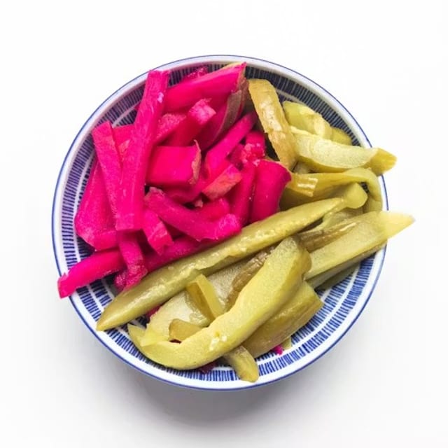 Pickled Vegetables.