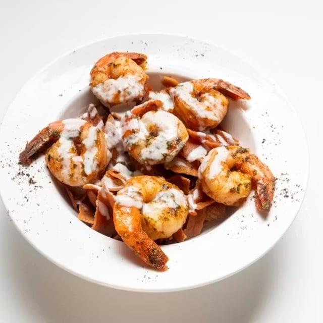 Fatet Shrimp Platter.