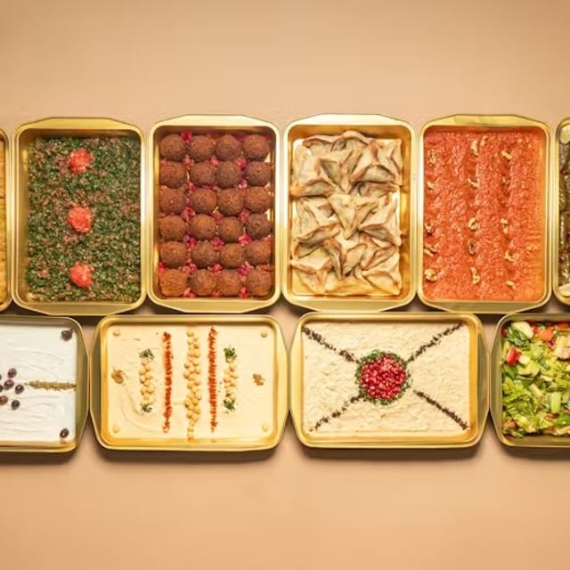 Vegetarian Assortment Mezze.